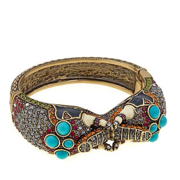 Heidi Daus Jewelry - Heidi Daus "Queen of Siam" Enamel and Crystal Bang